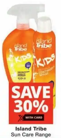 Checkers Island Tribe Sun Care Range offer