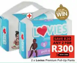 Checkers Lovies Premium Pull-Up Pants offer