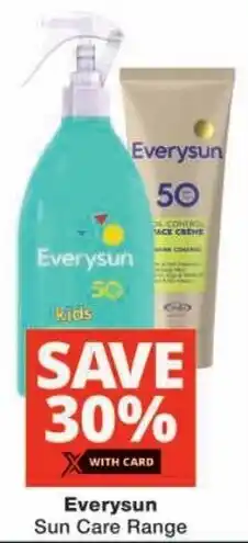 Checkers Everysun Sun Care Range offer