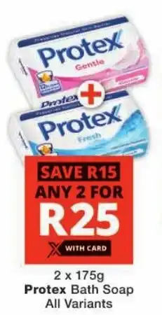 Checkers Protex Bath Soap All Variants offer