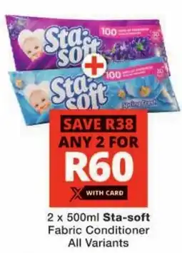 Checkers Sta-soft Fabric Conditioner All Variants offer
