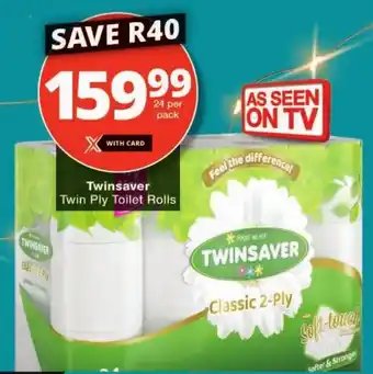 Checkers Twinsaver Twin Ply Toilet Rolls offer