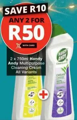 Checkers Handy Andy Multipurpose Cleaning Cream All Variants offer