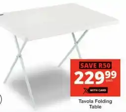 Checkers Tavola Folding Table offer