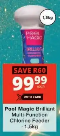 Checkers Pool Magic Brilliant Multi-Function Chlorine Feeder offer