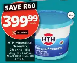 Checkers HTH Mineralsoft Granular+ Chlorine offer