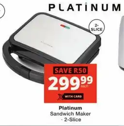 Checkers Platinum Sandwich Maker offer