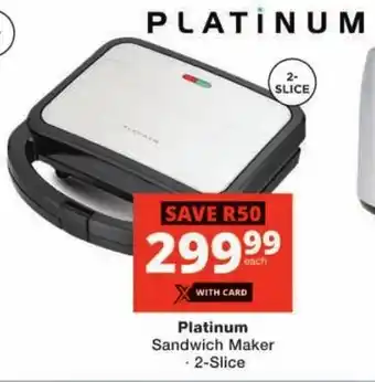 Checkers Platinum Sandwich Maker offer