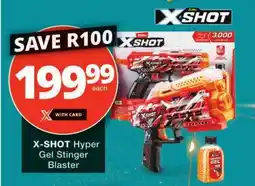 Checkers X-SHOT Hyper Gel Stinger Blaster offer