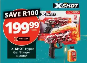 Checkers X-SHOT Hyper Gel Stinger Blaster offer