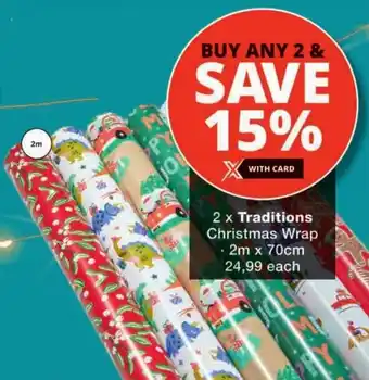 Checkers Traditions Christmas Wrap offer
