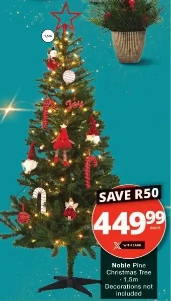 Checkers Noble Pine Christmas Tree offer