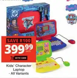 Checkers Kids' Character Laptop offer