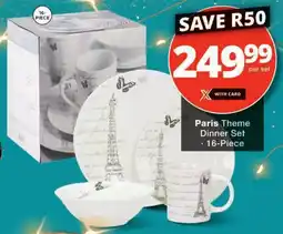 Checkers Paris Theme Dinner Set offer