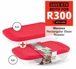 Checkers Marinex Rectangular Glass Roaster offer
