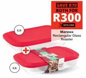 Checkers Marinex Rectangular Glass Roaster offer