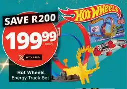 Checkers Hot Wheels Energy Track Set offer