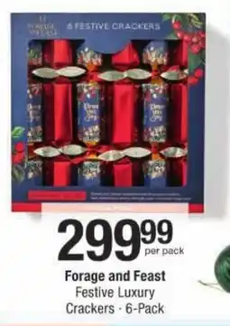Checkers Forage and Feast Festive Luxury Crackers offer