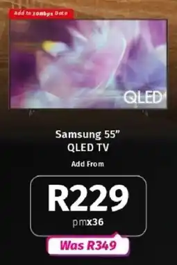 Vodacom Samsung 55" QLED TV offer