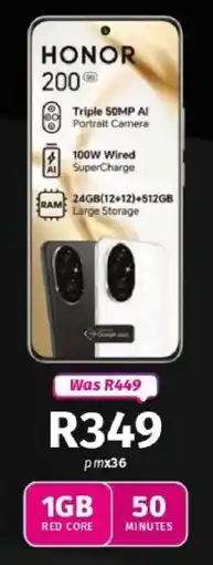 Vodacom Honor 200 offer