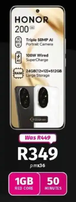 Vodacom Honor 200 offer