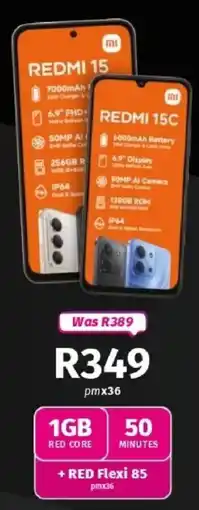 Vodacom Redmi 15 offer