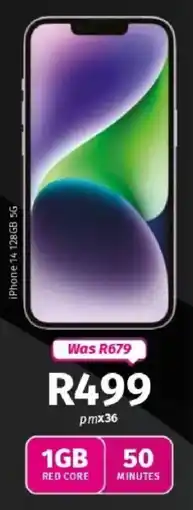 Vodacom iPhone 14 128GB 5G offer