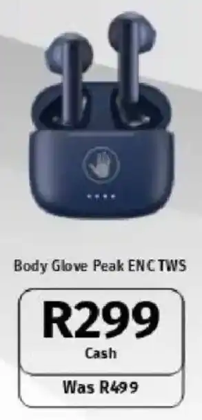 Vodacom Body Glove Peak ENC TWS offer