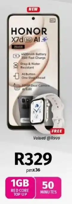 Vodacom Honor X7d offer