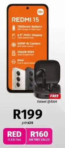 Vodacom Redmi 15 offer