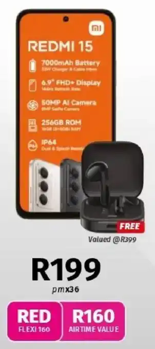 Vodacom Redmi 15 offer