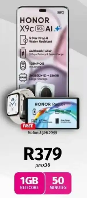 Vodacom Honor X9c offer