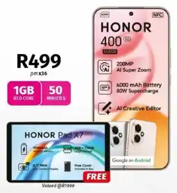 Vodacom Honor 400 5G offer