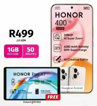 Vodacom Honor 400 5G offer