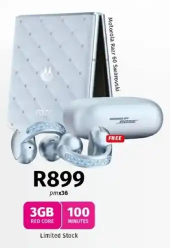 Vodacom Motorola Razr 60 Swarovski offer