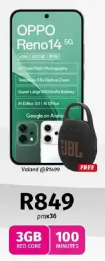 Vodacom OPPO Reno 14 5G offer