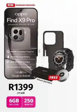 Vodacom Oppo Find X9 Pro offer
