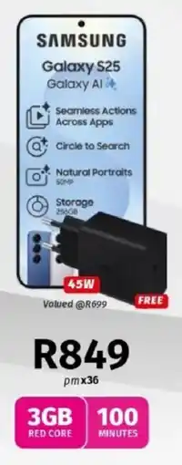 Vodacom SAMSUNG Galaxy S25 offer