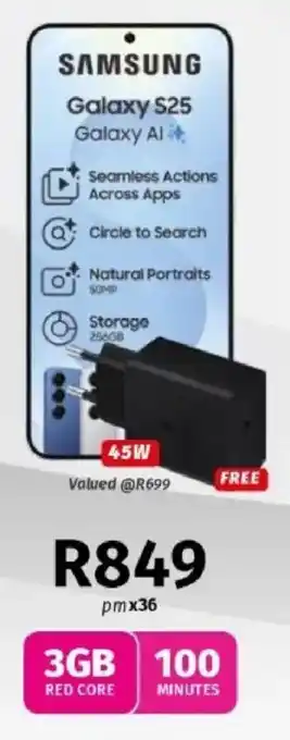 Vodacom SAMSUNG Galaxy S25 offer