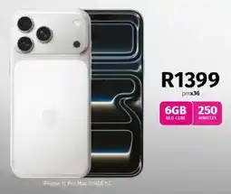 Vodacom iPhone 17 Pro Max 256GB 5G offer