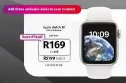 Vodacom Apple Watch SE GPS 40/44mm offer