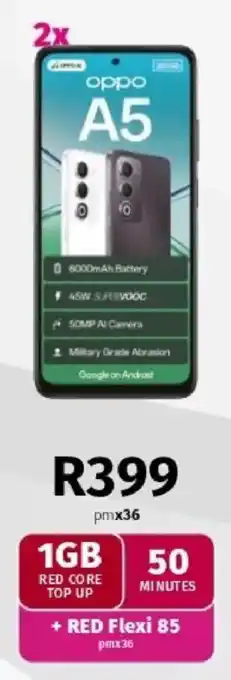 Vodacom Oppo A5 offer