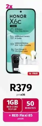 Vodacom HONOR X6c offer
