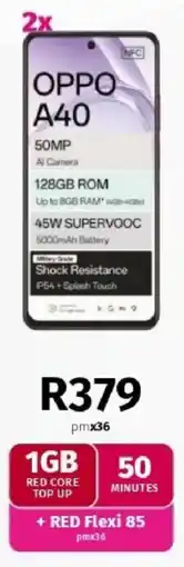 Vodacom Oppo A40 offer