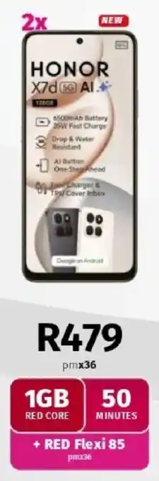 Vodacom HONOR X7d offer