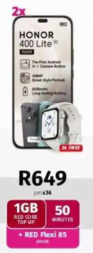 Vodacom HONOR 400 Lite offer