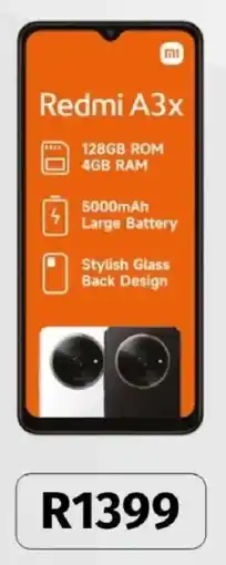 Vodacom Redmi A3x offer