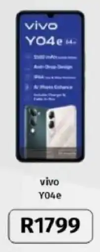 Vodacom Vivo Y04e offer