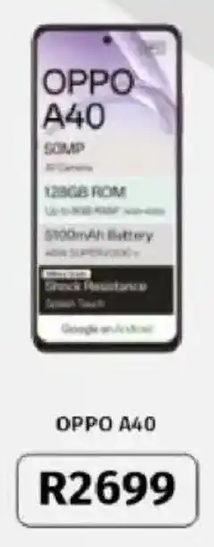 Vodacom Oppo A40 offer