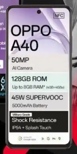 Vodacom Oppo A40 offer